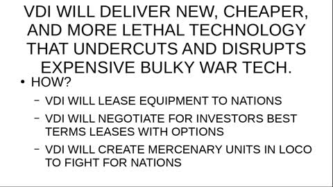 Veterans Defence Investments