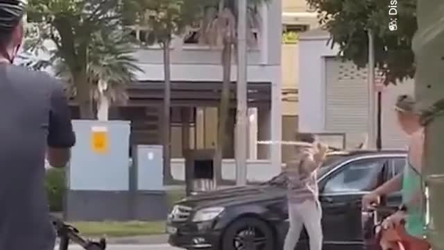 Man with sword in Punggol is part of Channel 8 drama