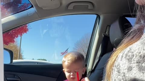 Mom And Daughter Enjoy Chick-fil-a Together
