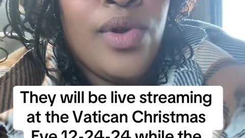 12.24.2024 Vatican LIVE Stream Opening of the Holy Door | Watcher Beware
