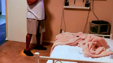 Giantess funny broken TV screen prank tiktok