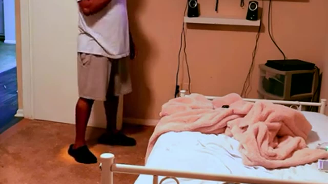 Giantess funny broken TV screen prank tiktok