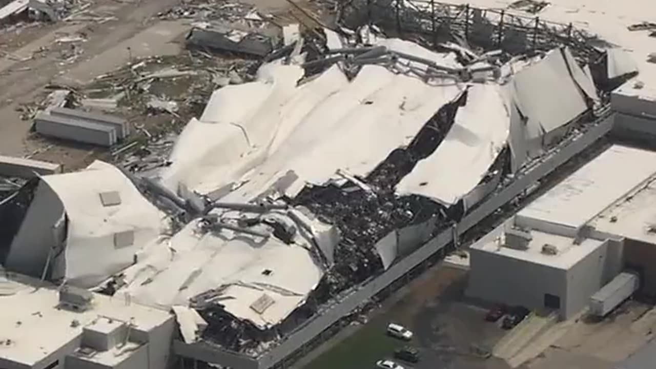 Tornado heavily damaged a large Pfizer pharmaceutical plant
