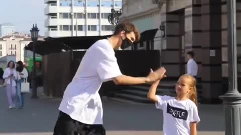 LITTLE GIRL DANCING 😱🔥 Повторила Танец 😮 Tuzelity Shuffle 😎⭐️
