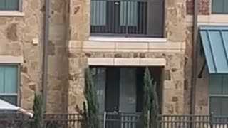 Child Chucks Things Off Balcony