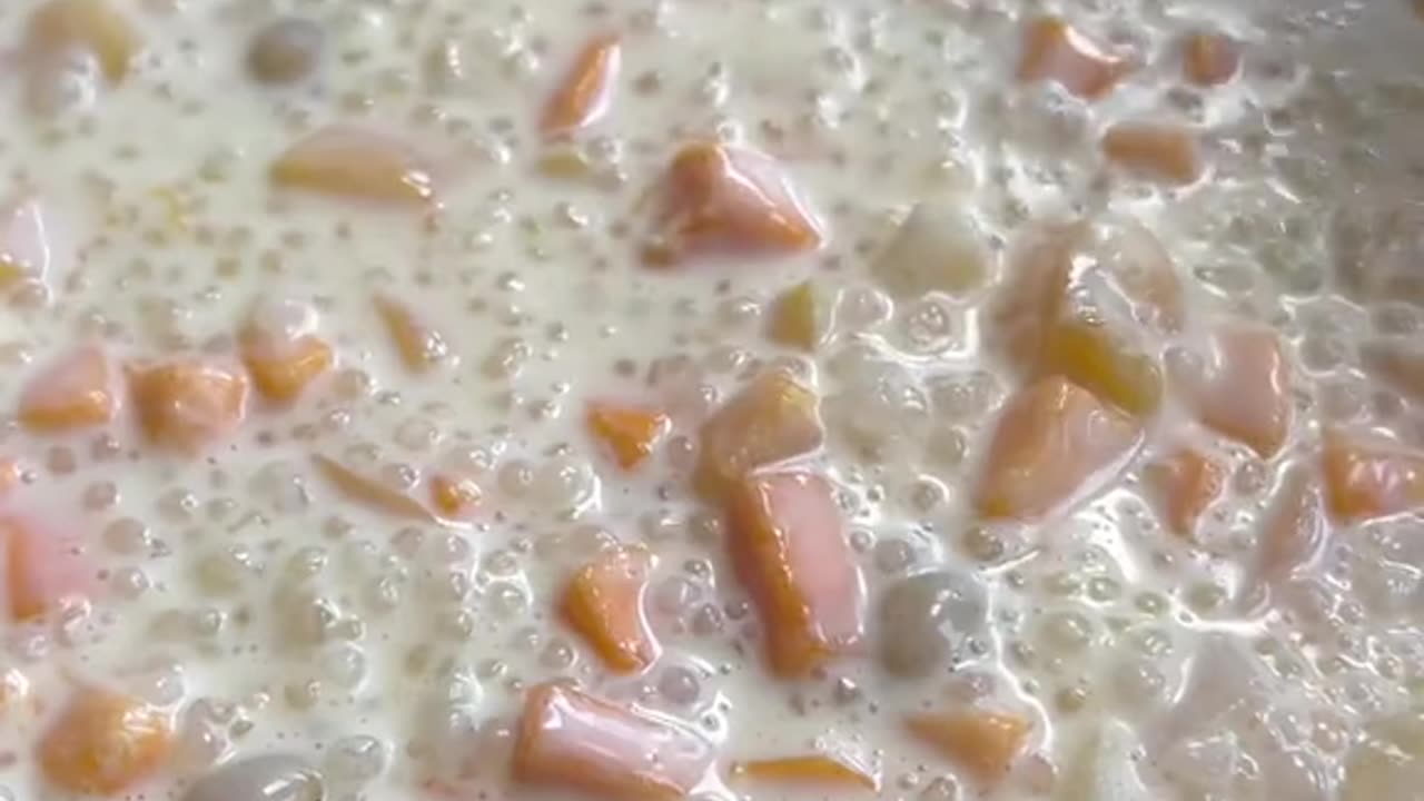 Fruit Cocktail Sabudana Desert