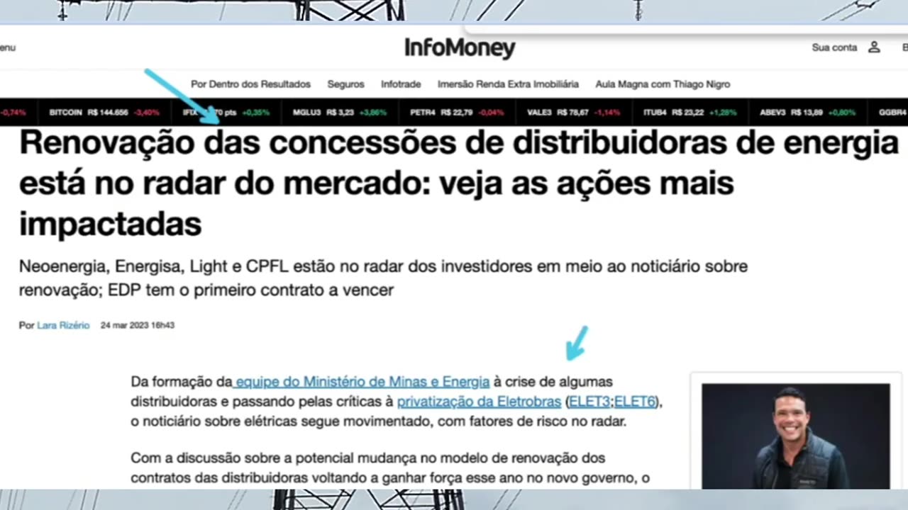Renovação das concessões de distribuidoras de energia no radar do mercado #elet3 #elet6 #neoe3
