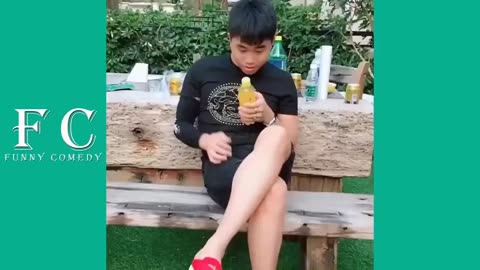 Try Not Laugh Challenge Funny Chinese Vines and Pranks Videos 2019 42