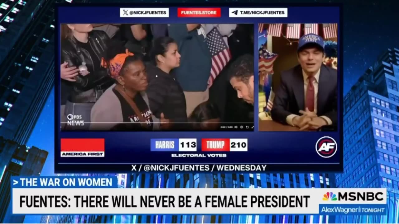 Nick Fuentes Clip Shown On MSNBC's Alex Wagner Tonight Show