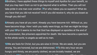 1 Corinthians 4