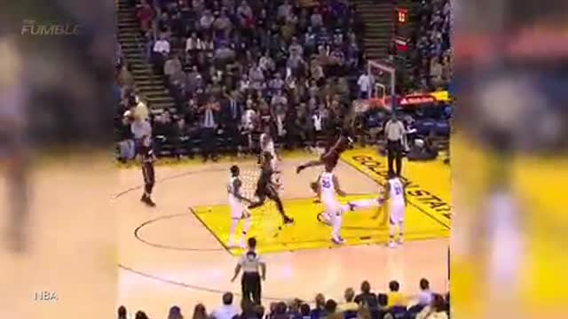 Steph Curry Gets VIOLENTLY Dunked On With RUTHLESS Slam by James Johnson