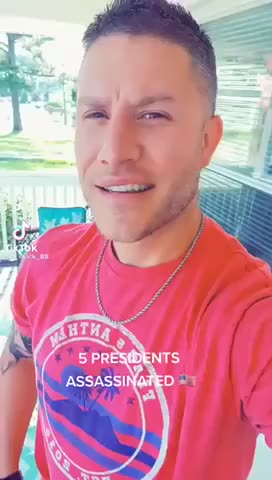 5 presidents assassinated!!
