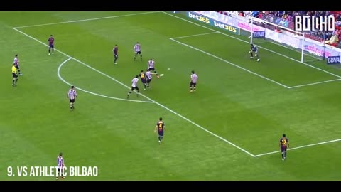 The wonderful moment of Messi