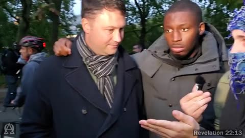 Speakers Corner_Hashim Does The Dawah Dash_Heretic Nearly Starts a Fight_He Then
