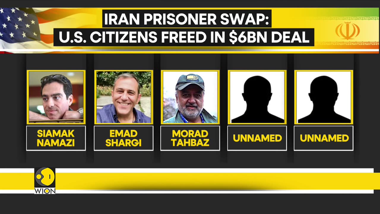 Iran prisoner swap : U S citizens freed in $6BN deal