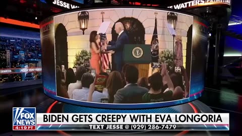 HCNN - Biden gets 'creepy' with Eva Longoria: Jesse Watters