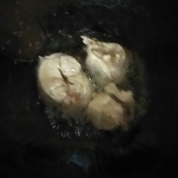 cooking fried chicken