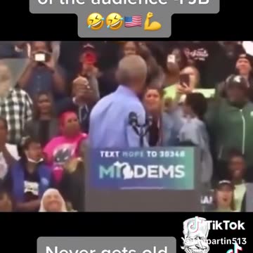 OBAMA can't get control of the audience- FJB (never gets old)