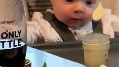 Cute baby eating video watch this video