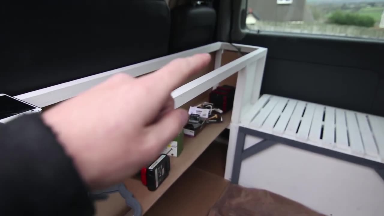 How to build EPIC PULL OUT EXTENDABLE BED & camper van kitchen