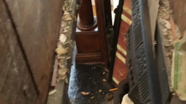 'Treasure Trove of Artifacts' Found Behind Old Fireplace Mantel