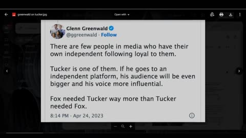 Fox Needed Tucker More Than Tucker Needed Fox?