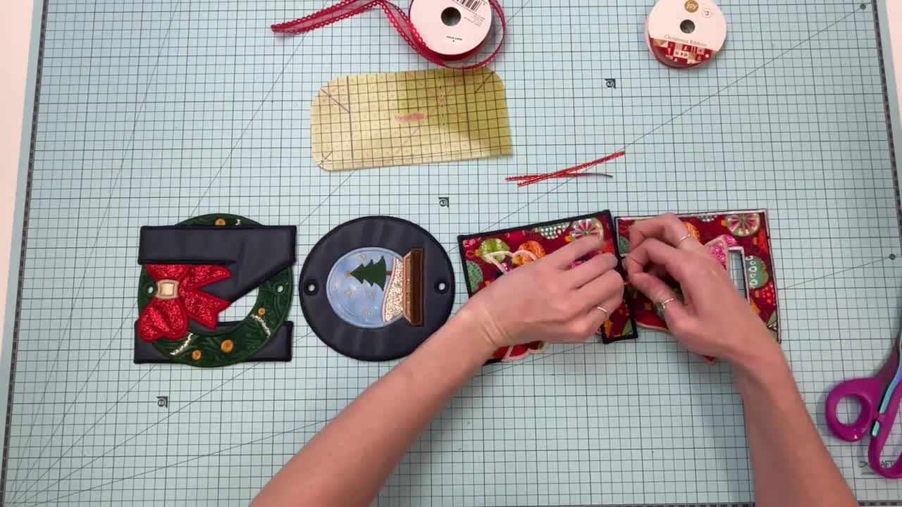 A Christmas 'Keeping It Simple Sew-along' Tutorial! The NOEL Hanger