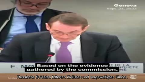 Russische Soldaten folterten Zivilisten und vergewaltigten Kinder. Dies wurde von einer Gruppe una