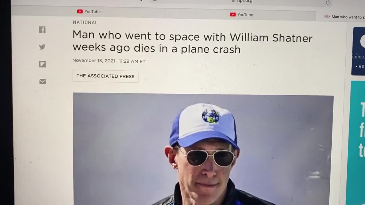 Man who went to space with William Shatner Dies