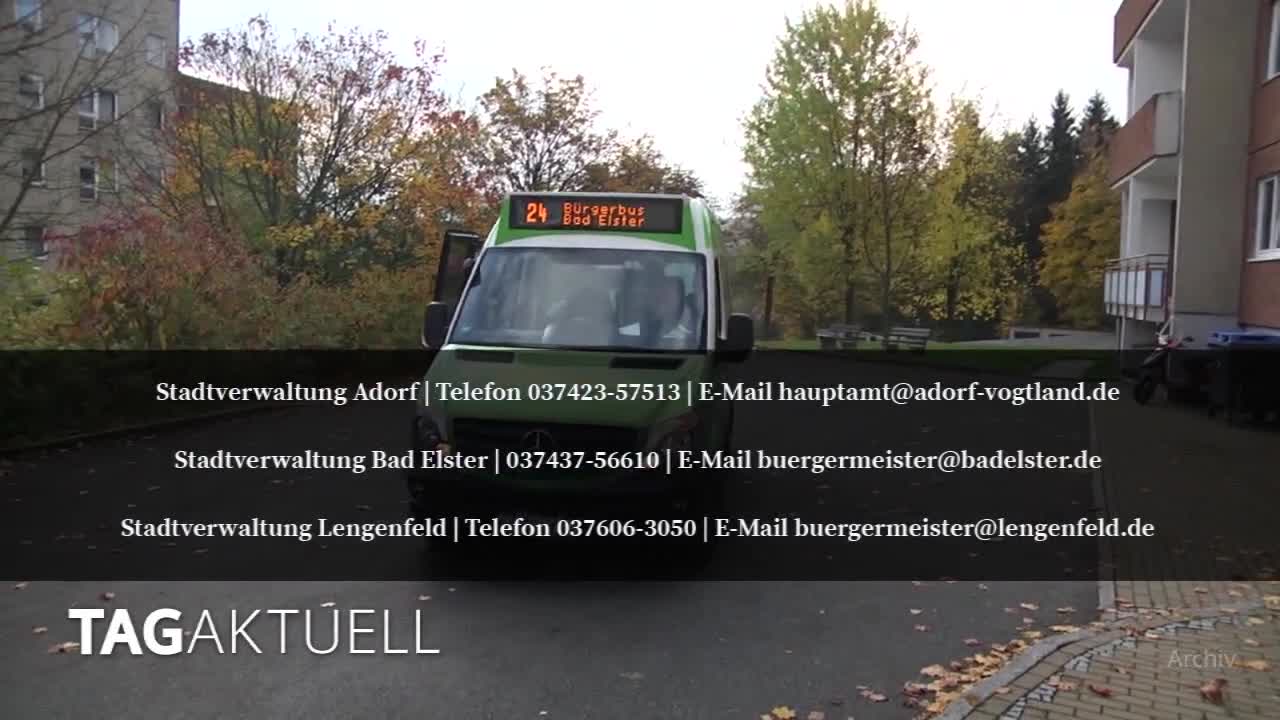 BürgerBusse - 60.000 Fahrgäste in fünf Jahren