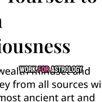 Learn how to BUILD WEALTH using Astrology!