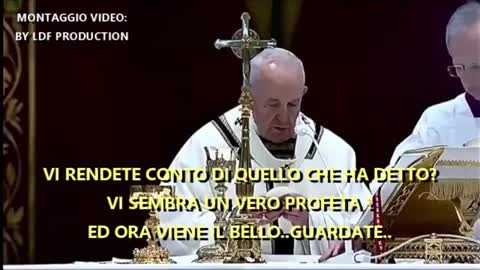 PAPA FRANCESCO "CONTRO" GESU' E "PRO" MASSONERIA ? (NUOVO ORDINE MONDIALE 2020)
