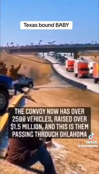 @WayneTechSPFX Borders. Texas. Oklahoma. Truckers. Convoy. Patriot intel: