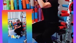 Resistance bands with the Rackstand