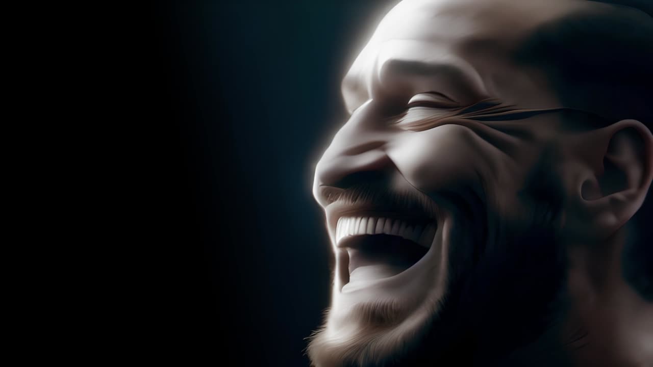 Man Laughing (LOOP)