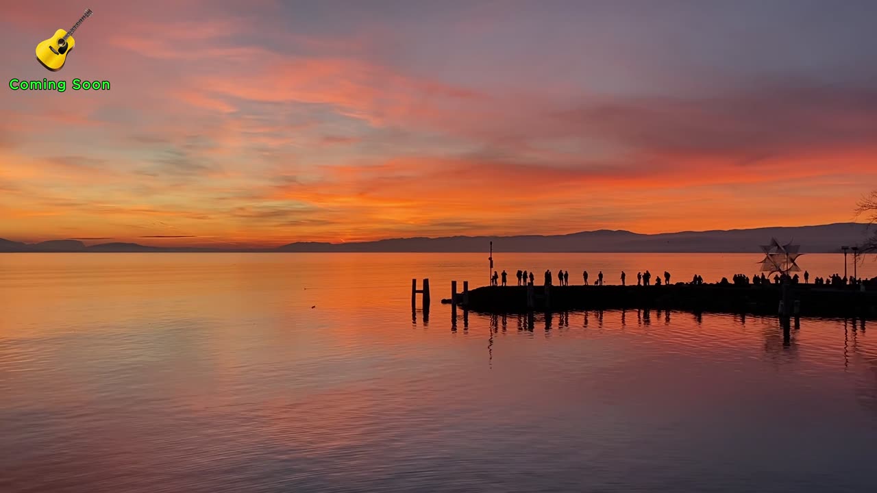 Mélodies du Crépuscule : Relaxation au Bord de la Mer