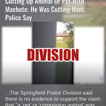 Fact Check: Video Does NOT Show Haitian Man In Springfield, Ohio, Cutting Up Pet With Machete