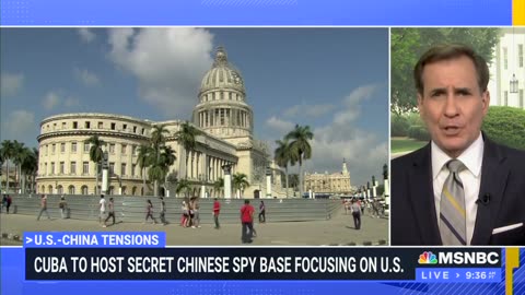 Biden NSC Spokesman John Kirby Says It's "Not Accurate" That China Is Planning Spy Facility In Cuba