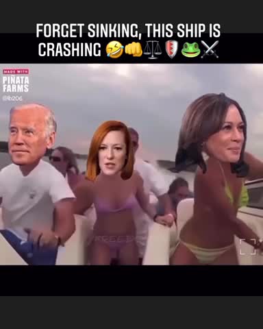 Forget sinking, this ship is crashing 🤣