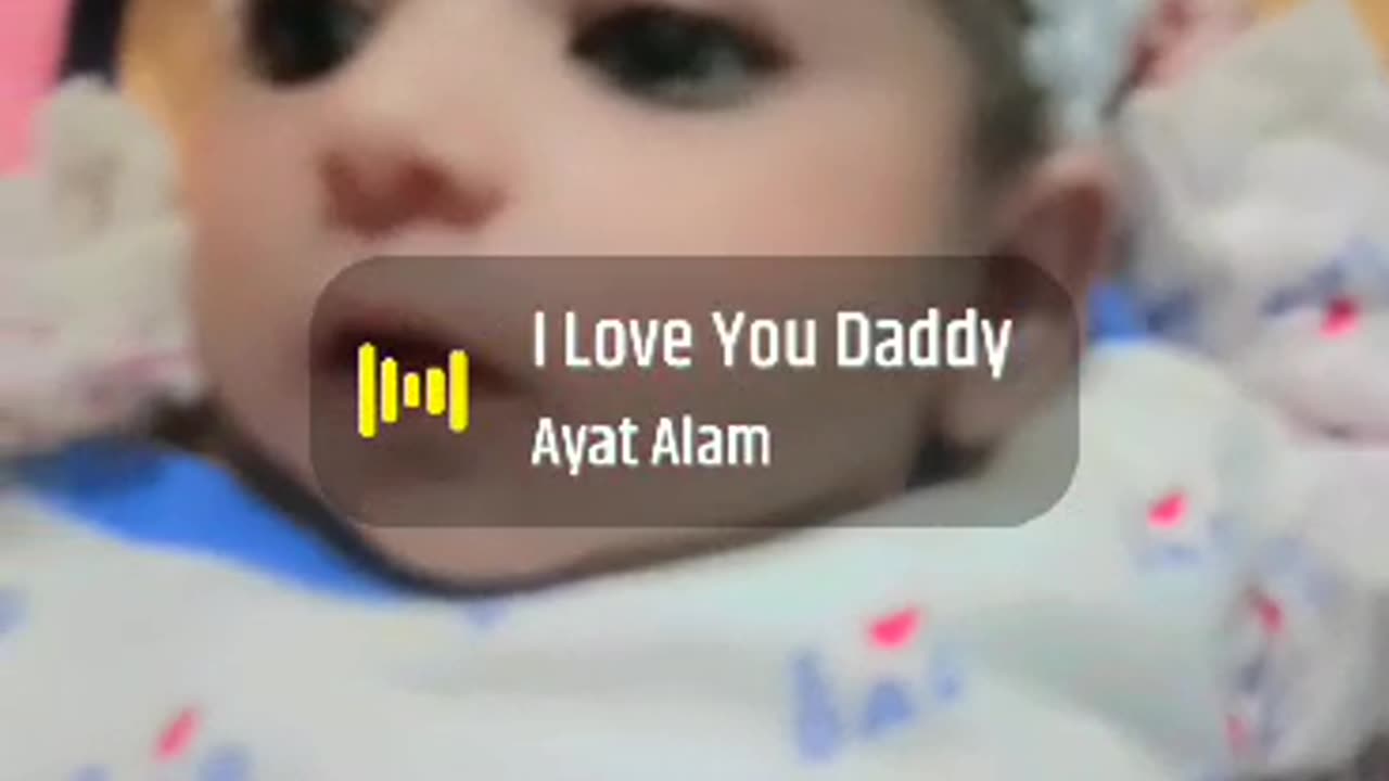 I love you daddy