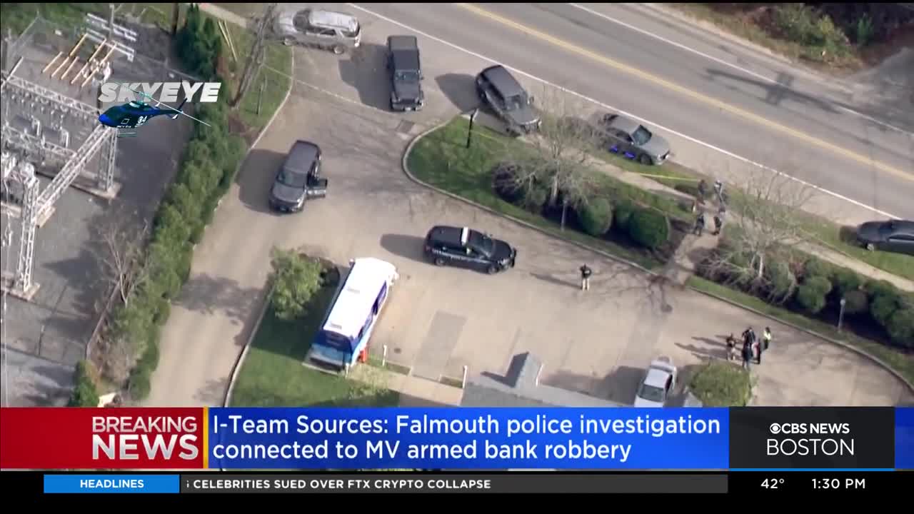 I-Team sources say Falmouth police investigation linked to Martha's Vineyard bank robbery