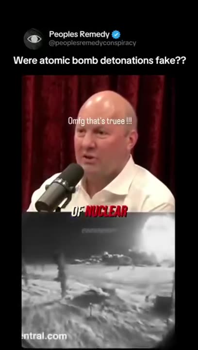 What if Nuclear Blasts and bombs were actually faked?