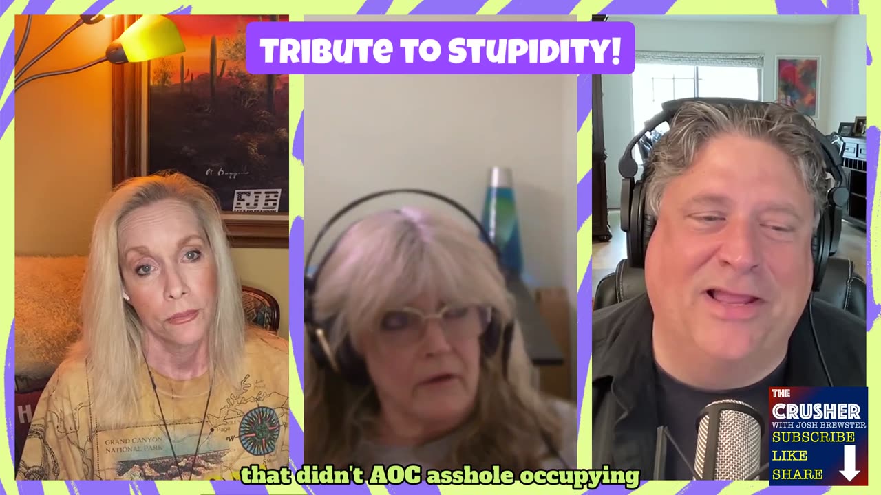 Hillary Clinton - Tribute to Stupidity! (short clip from The Crusher Podcast)