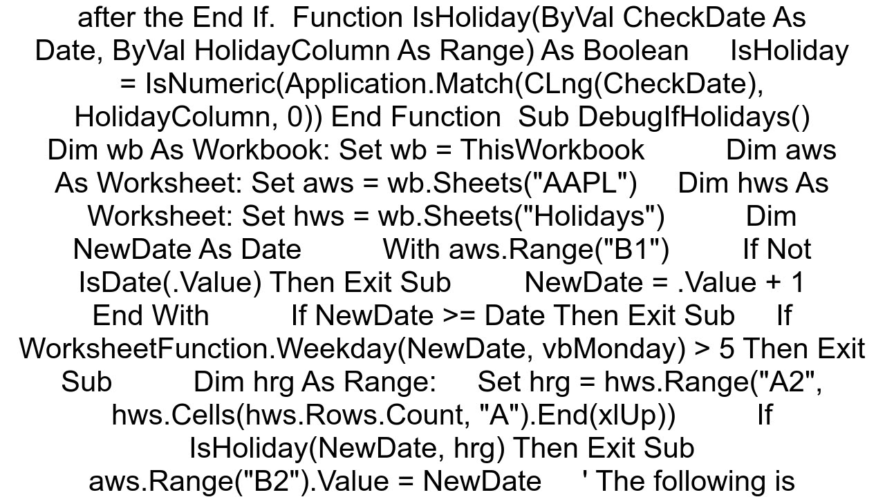 Call function to return TRUE if a date is within a column on another sheet