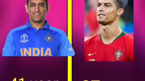 Ms dhoni vs Ronaldo # shorts # viral # training