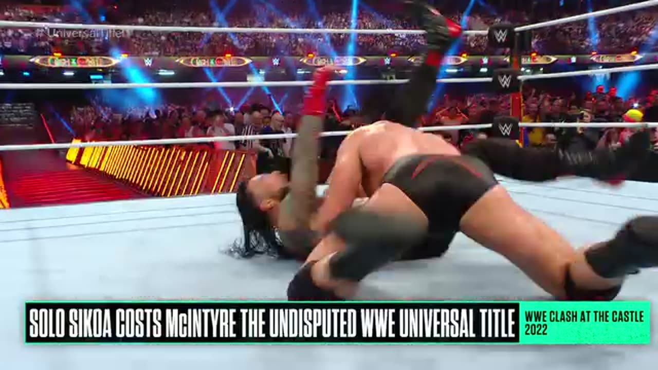 Watch the history between McIntyre and Roman Reigns'.Wwe