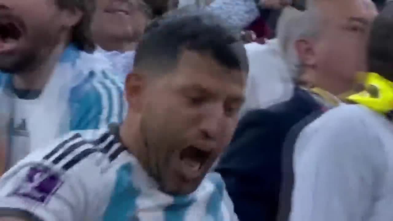 The reaction of Zlatan ibrahimovic, Pogba, Aguero.. after the victory of Argentina