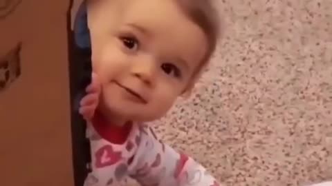 CUTE BABY PLAYS HIDE & SEEK WITH CAM | CUTE BABY GAMES | BABY VIDEOS | CUTE BABY PLAY VIDEO |