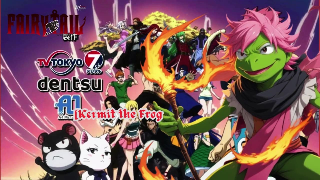 [Kermit the Frog /AI Cover] Fairy tail Opening 8 | JAMIL - The Rock City Boy