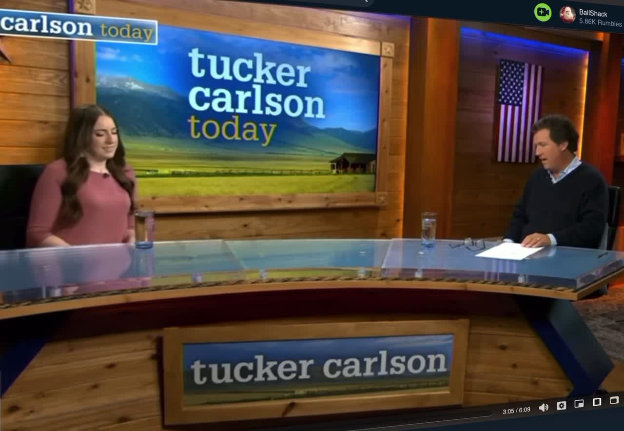 🚨🚨Libs of TikTok founder, with Tucker Carlson💥💥